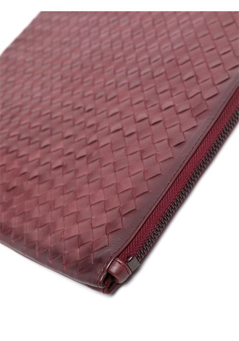 Borsa clutch intrecciata in bordeau dragon diffusion - donna DRAGON DIFFUSION | 8058BRD